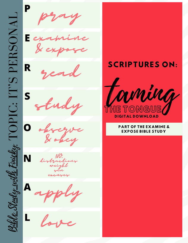 Bible Study with Finicky Notes