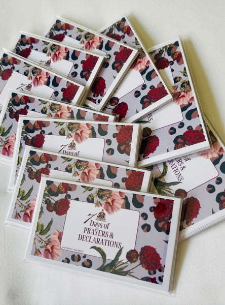 ✨She Pretty + She Pray: 7 Days of Prayers & Declarations Cards