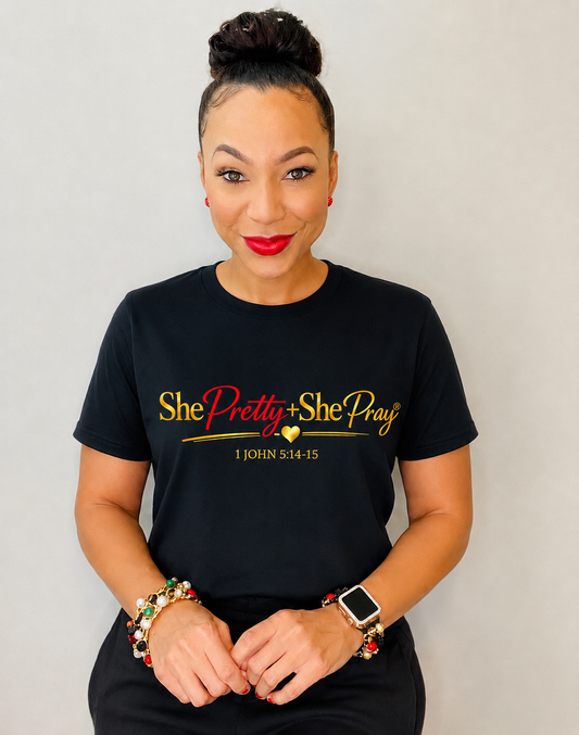 She Pretty + She Pray®️ Classic Script (Pre-Order Only May 29-June 5)