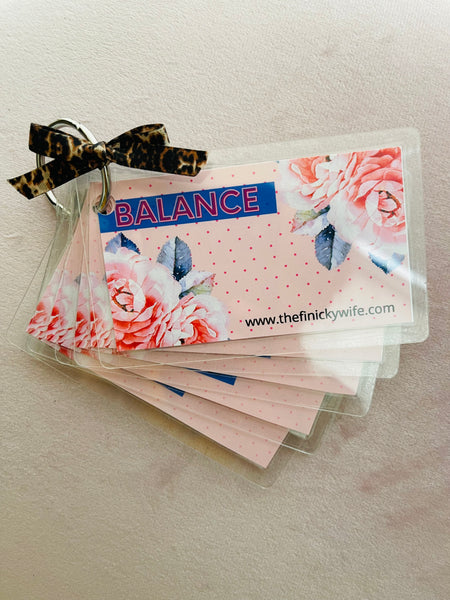 🌸5 Balance Scripture Cards